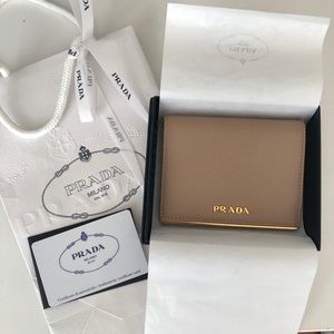 Prada Small Saffiano Leather Wallet